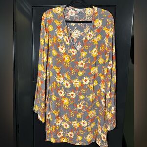 Amuse Society Autumn Floral Dress